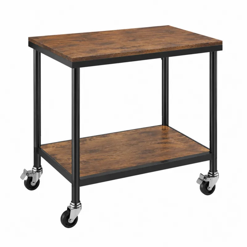 W¨®zek kuchenny z p¨®?k? z MDF i stalowym