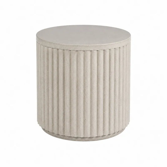 Okr?g?y st¨®? z betonu polimerowego, ?rednica 40 cm, wysoko?? 45 cm,
