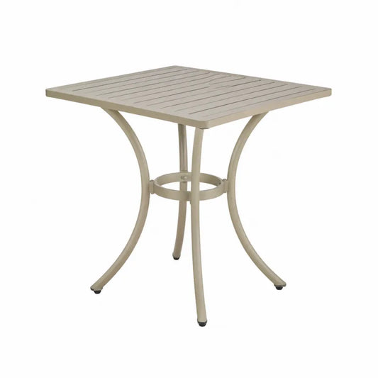 St¨®? kwadratowy aluminiowy be?owy 70x70x75