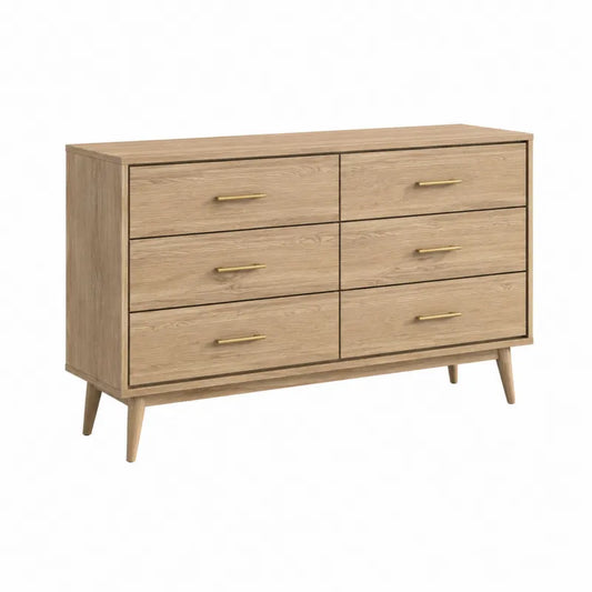 Komoda MDF z fornirami d?bowymi, d?b, 120x75x40